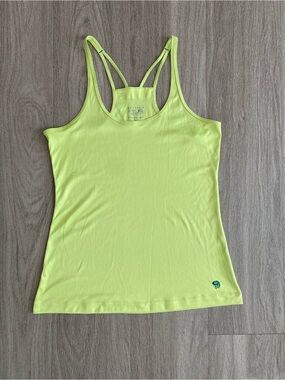 Mountain Hardwear Neon Yellow Active Strappy Tank Top Women’s Small